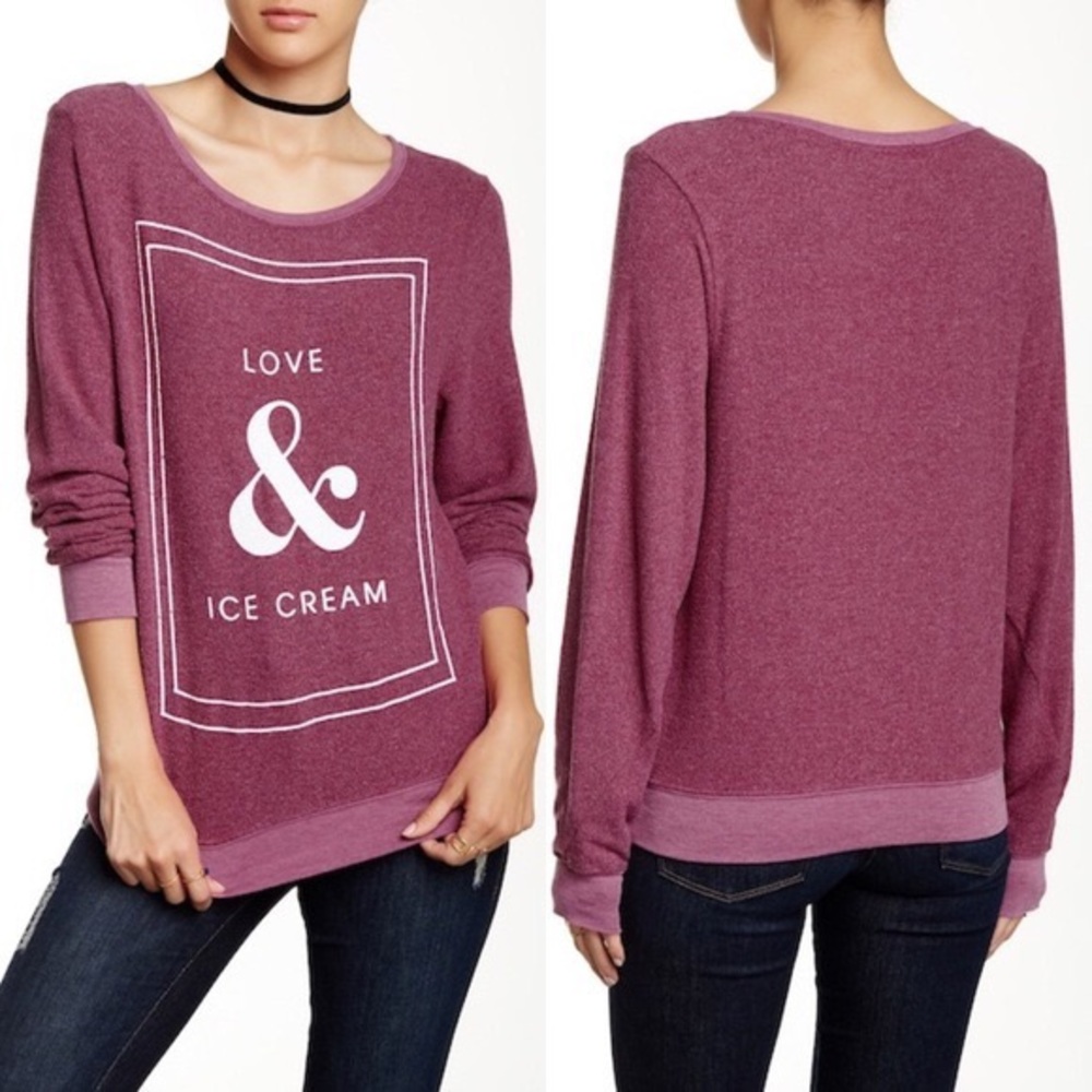 Wildfox Love & Ice cream Sweater